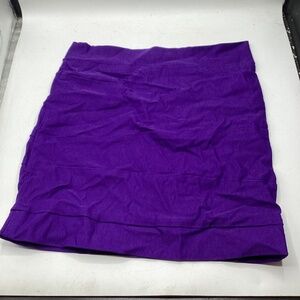 NWOT Poof Women's Purple Lined Short Skirt Size Small S